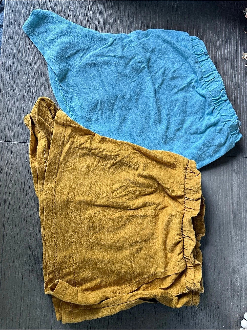 Women's Shorts Set in Blue & Yellow Like New